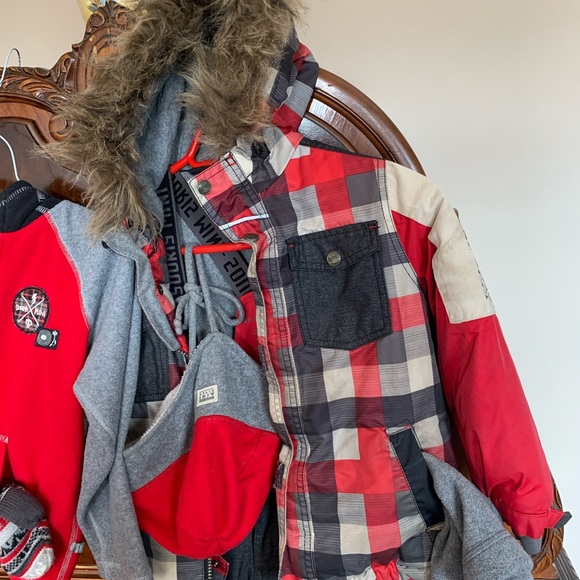 Souris Mini Snow Suit Boy T5 adjustable,polar sweater,hat,turtle neck,Gloves - Picture 2 of 8